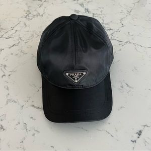 Prada Nylon Adjustable Cap Hat Unisex